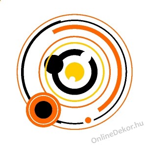 Faldekoráció, Falimatrica, Faltetoválás - Retro - Faldekoráció 318