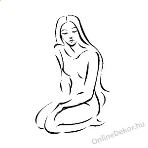 Faldekoráció, Falimatrica, Faltetoválás - Horoszkóp Vonalas grafika - Szűz 372