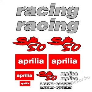 Motormatrica, Motor dekor&aacute;ci&oacute;k - 02.Robog&oacute; matric&aacute;k - Aprilia - SR 50 Replica