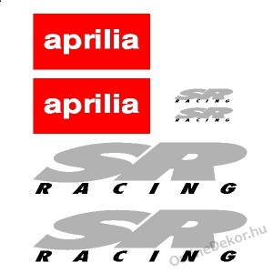 Motormatrica, Motor dekor&aacute;ci&oacute;k - 02.Robog&oacute; matric&aacute;k - Aprilia - SR Racing