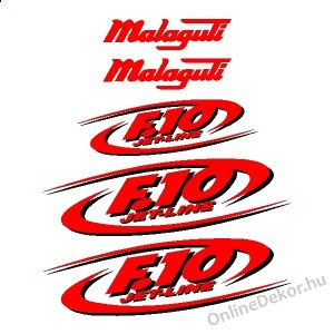 Motormatrica, Motor dekor&aacute;ci&oacute;k - 02.Robog&oacute; matric&aacute;k - Malaguti - F10