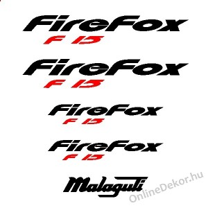 Motormatrica, Motor dekor&aacute;ci&oacute;k - 02.Robog&oacute; matric&aacute;k - Malaguti - FireFox F15