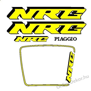 Motormatrica, Motor dekor&aacute;ci&oacute;k - 02.Robog&oacute; matric&aacute;k - Piaggio - NRG