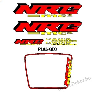 Motormatrica, Motor dekor&aacute;ci&oacute;k - 02.Robog&oacute; matric&aacute;k - Piaggio - NRG mc2 Liquid Cooled