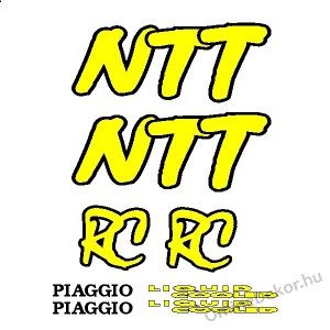 Motormatrica, Motor dekor&aacute;ci&oacute;k - 02.Robog&oacute; matric&aacute;k - Piaggio - NTT