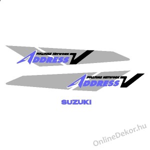 Motormatrica, Motor dekor&aacute;ci&oacute;k - 02.Robog&oacute; matric&aacute;k - Suzuki - Address