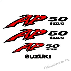 Motormatrica, Motor dekor&aacute;ci&oacute;k - 02.Robog&oacute; matric&aacute;k - Suzuki - AP 50