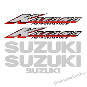 Motormatrica, Motor dekor&aacute;ci&oacute;k - 02.Robog&oacute; matric&aacute;k - Suzuki - Katana