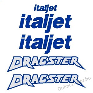 Motormatrica, Motor dekor&aacute;ci&oacute;k - 02.Robog&oacute; matric&aacute;k - Italjet - Dragster