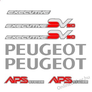 Motormatrica, Motor dekor&aacute;ci&oacute;k - 02.Robog&oacute; matric&aacute;k - Peugeot - SV 50 Executive