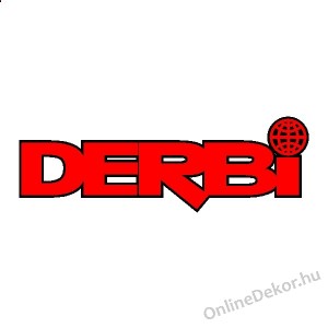 Motormatrica, Motor dekor&aacute;ci&oacute;k - 02.Robog&oacute; matric&aacute;k - Derbi - Derbi log&oacute;