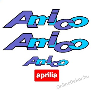 Motormatrica, Motor dekor&aacute;ci&oacute;k - 02.Robog&oacute; matric&aacute;k - Aprilia - Amico