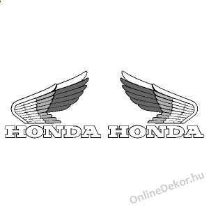 Motormatrica, Motor dekor&aacute;ci&oacute;k - 01.Motormatric&aacute;k - Honda - Honda log&oacute;, sz&aacute;rny