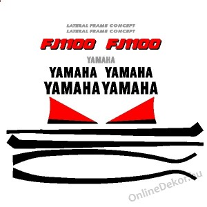 Motormatrica, Motor dekor&aacute;ci&oacute;k - 01.Motormatric&aacute;k - Yamaha - FJ 1100